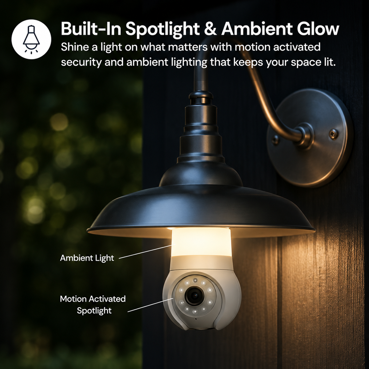 SmartSphere™ 360° Wi-Fi Security Camera Bulb