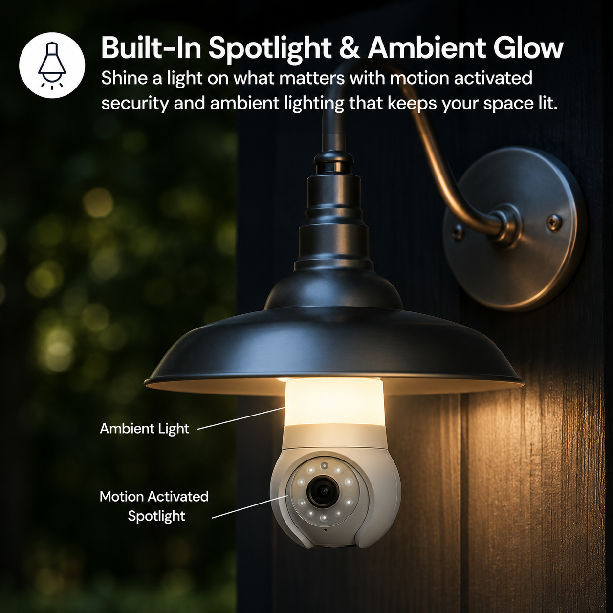 SmartSphere™ 360° Wi-Fi Security Camera Bulb